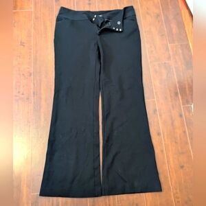 Black Wide-Leg Trousers Size 12